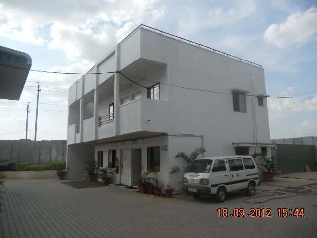 Creche and first aid block at Indian Design Exports Pvt Ltd, Bangarpet