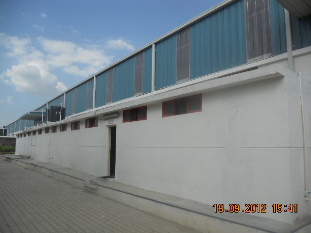 Toilet block at Indian Design Exports Pvt Ltd, Bangarpet