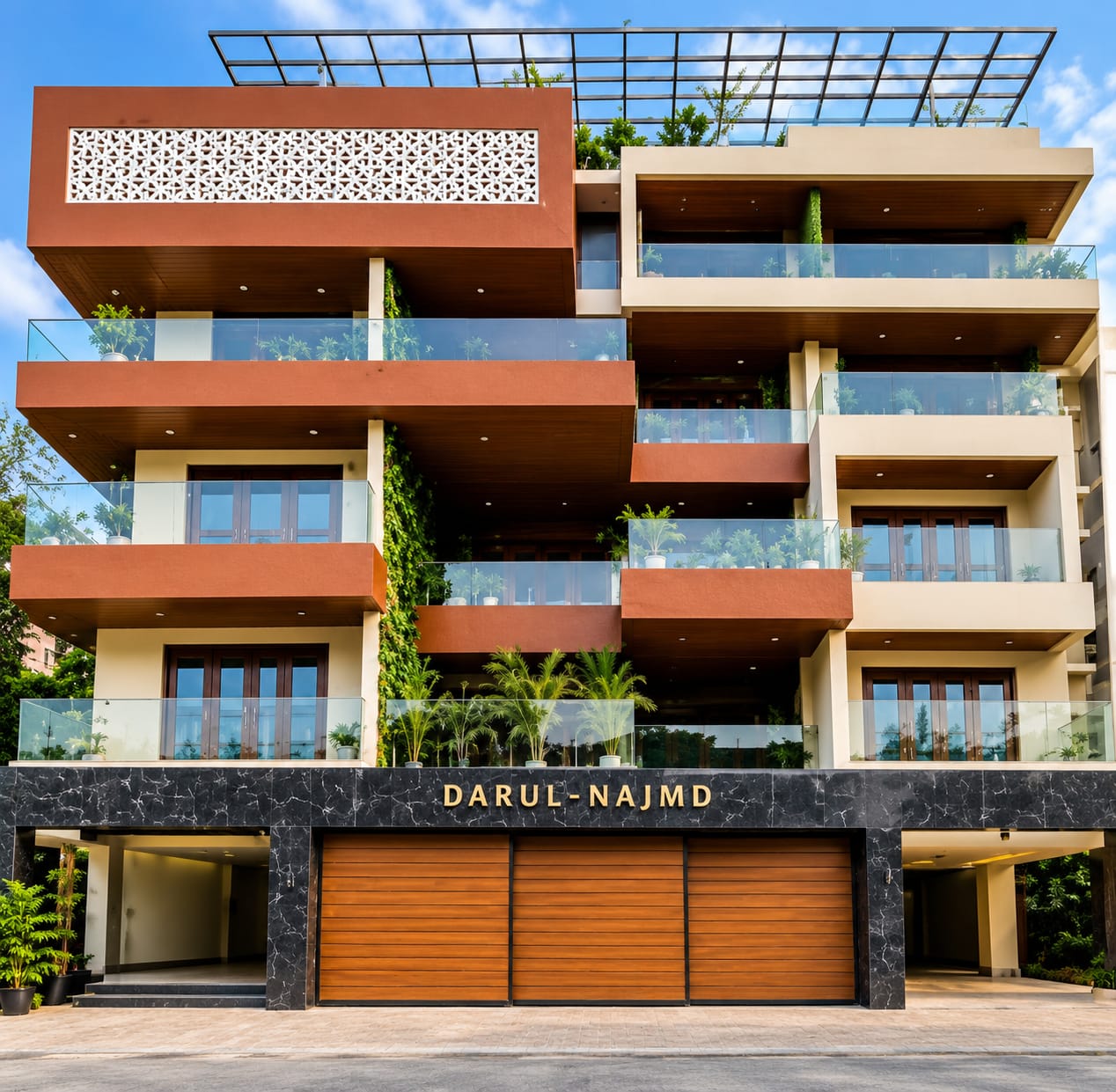 Residential apartments at Wellington Street, Richmond Town, Bangalore