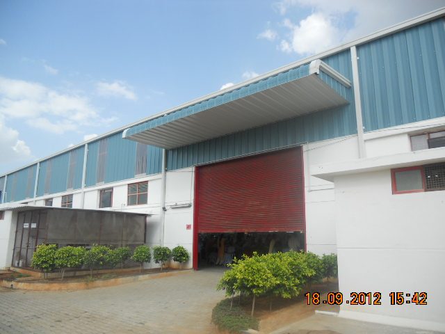PEB shed at Indian Design Exports Pvt Ltd, Bangarpet