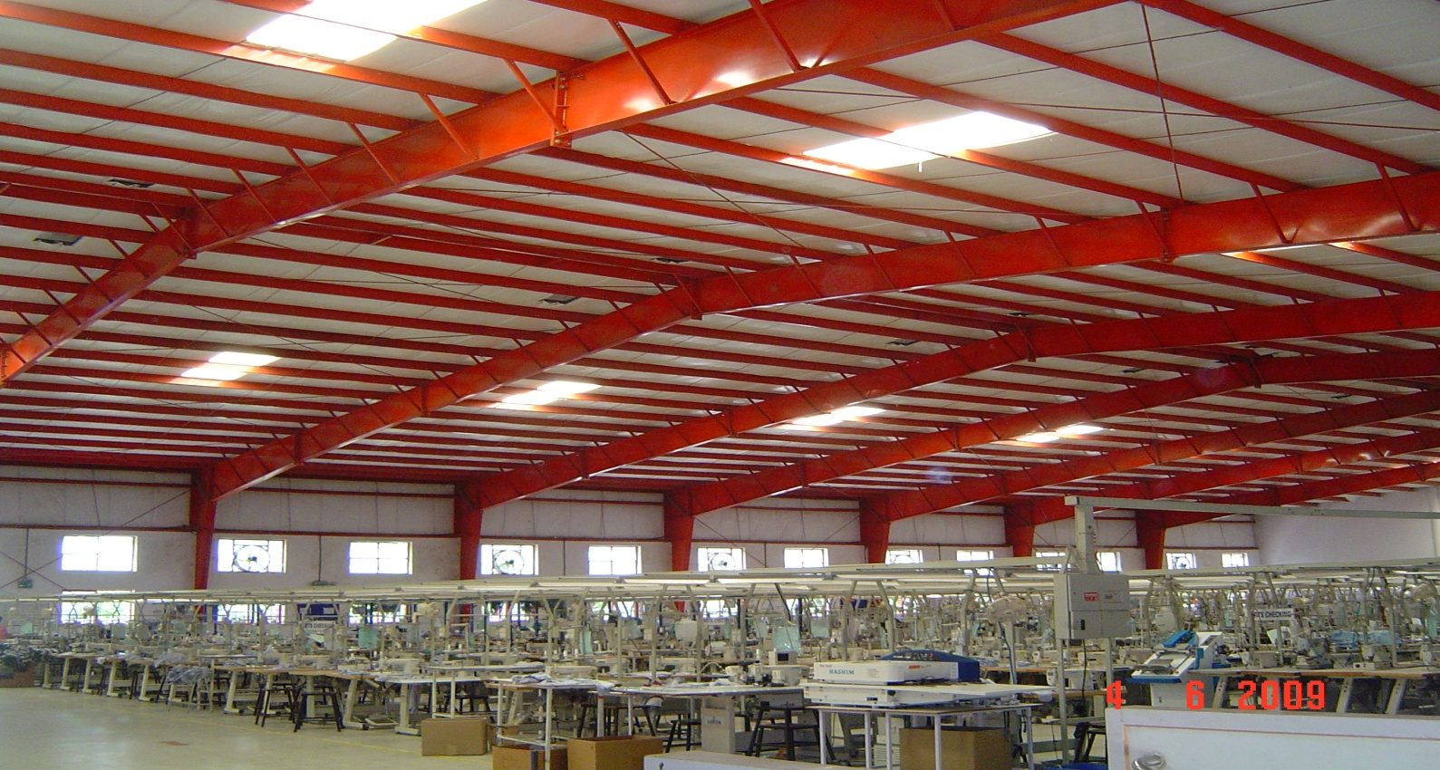 Interior of NJK Garment Factory