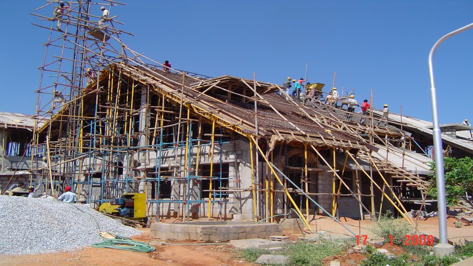 Villa under construction near the international airport road
